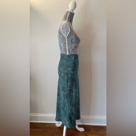 'a new day' Women's Green Snakeskin Print Maxi Skirt - Picture 5 of 11